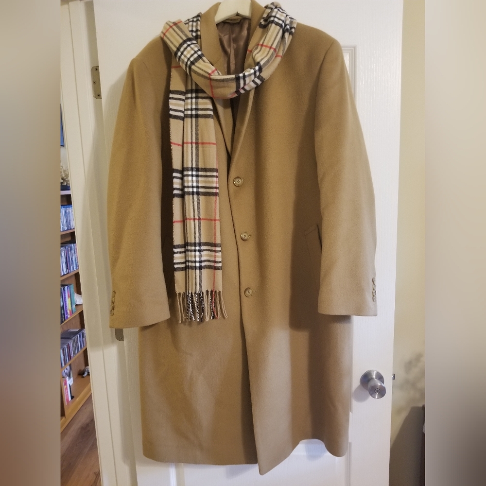 Men's Stafford Long Wool Coat 46R
